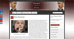 Desktop Screenshot of barackobamafile.com